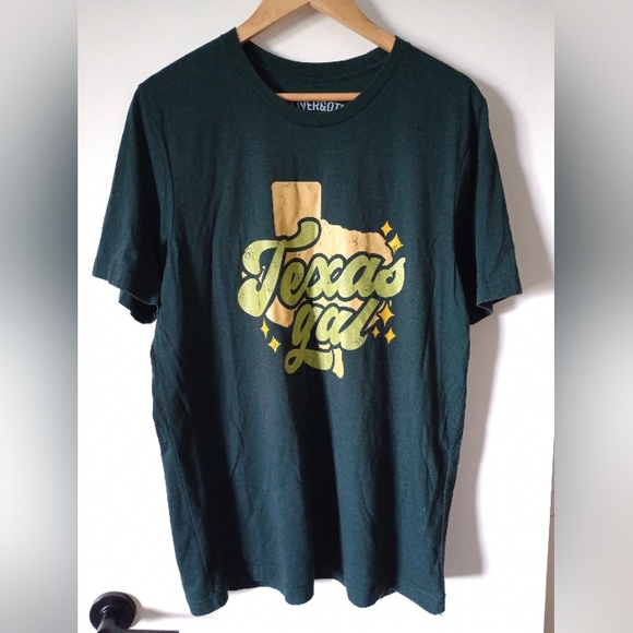 Oliver & Otis Dark Green "Texas Gal" Graphic Women's T-Shirt Size XL - Picture 1 of 8